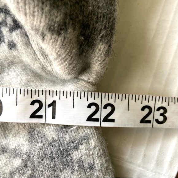 Black & Brown 1826  men’s fair isle merino wool mock turtleneck sweater SZ  L - Picture 7 of 11